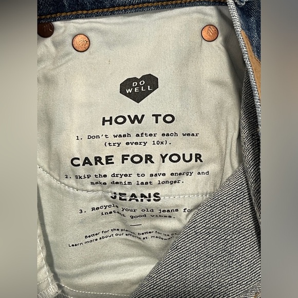 Madewell The Perfect Vintage Jean Decatur Wash Size 28 - Picture 7 of 10